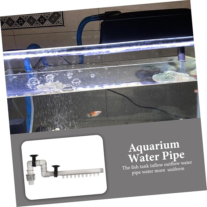 YARNOW Aquarium Water Outflow Tube Set Fish Tank Outflow Pipe Rainfall Style for Aquarium Aquarium Tube