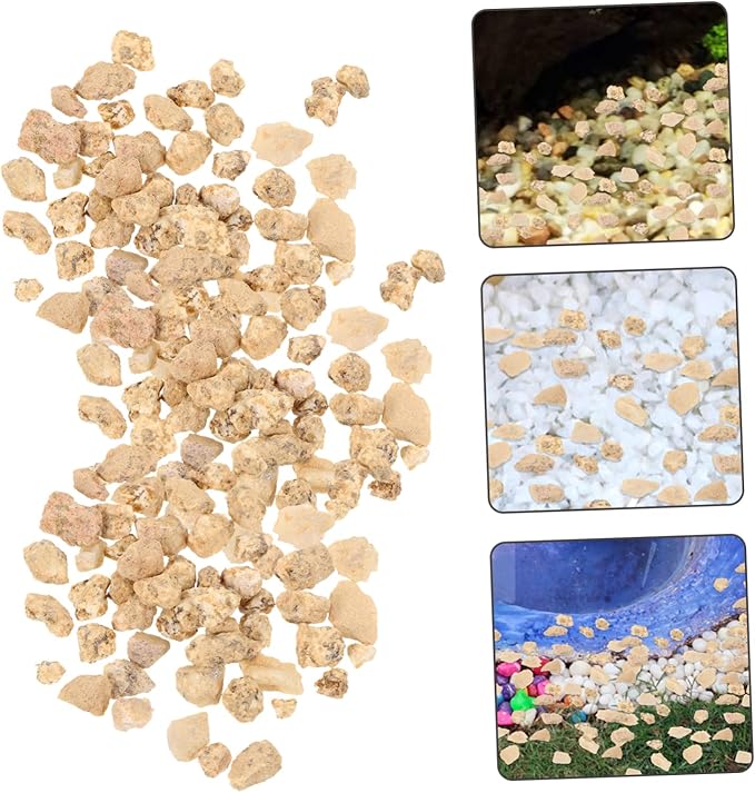 Healifty 1Bag Miniature Stone Model for Garden Rock Decor Decorative Stones for Crafting Aquarium Adornments and Sand Table Decoration Natural Small Rocks for Unique Landscape