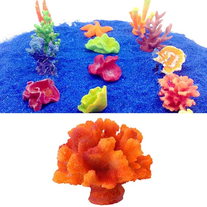 Resin Coral Ornaments - Artificial Decorations for Tank Landscaping Accessories