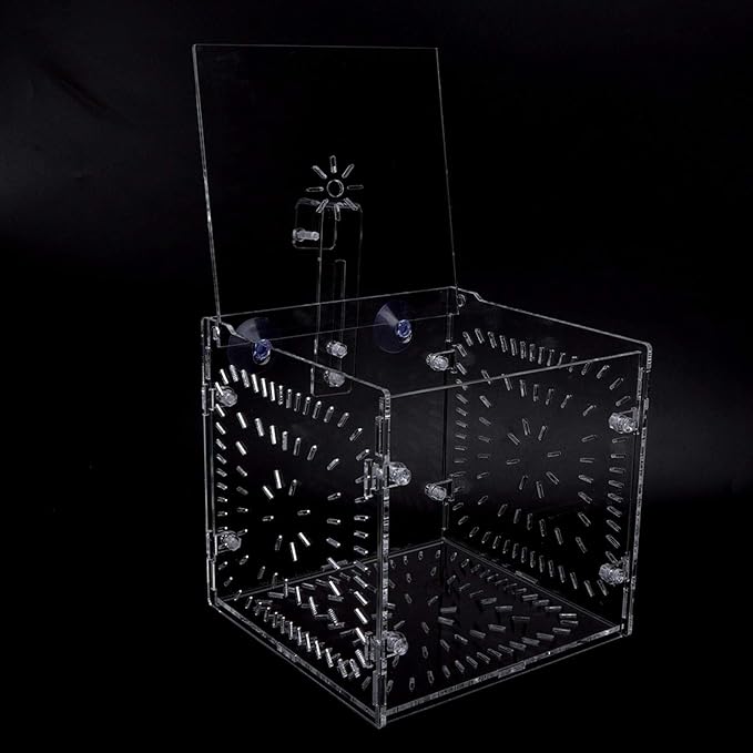 Aquarium Breeder Box for Fish Tank, Fish Breeding Box Tank Hatchery Incubator Aquarium Isolation Box for Seedlings Incubation(S)