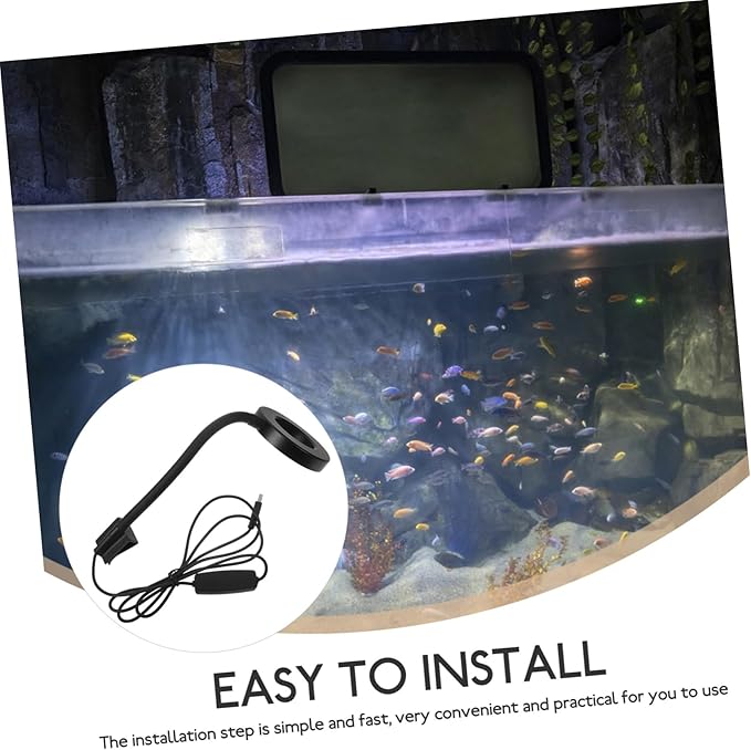 Levemolo Led Aquarium Light USB Connectivity Fish Tank Lamp for Aquariums Energy-efficient Illumination for Aquatic Plants and Fish Design