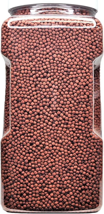 3mm-1/8 Ultra-Intense Red Color Enhancing Floating Pellets for All Tropical Fish, Discus, Red Flower Horn, Red Parrot, All Fish, All Cichlids - 6oz Small Jar