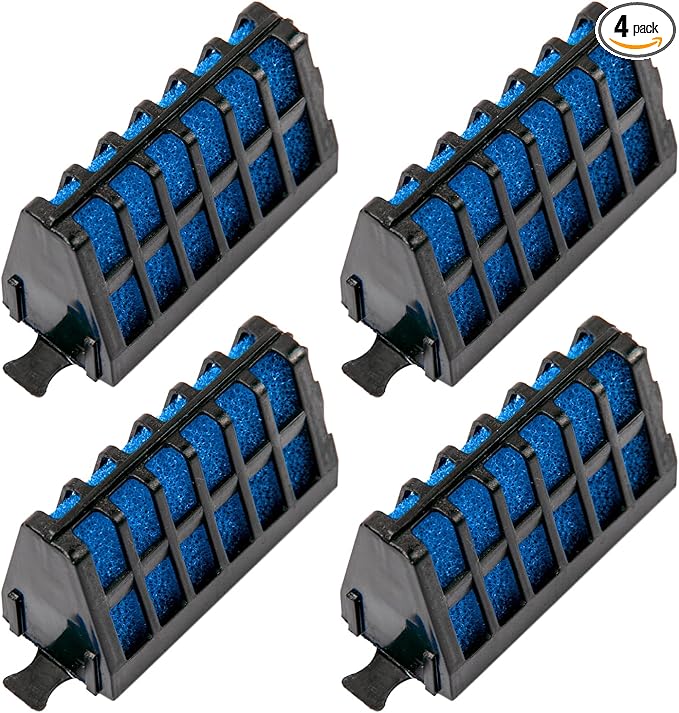 Large Filter Cartridges Compatible with Aqueon Quietflow Internal Power Filters AT30 and AT40, Fish Tank Filter Cartridge Replacement for Aquarium Freshwater Saltwater Fish Turtle, 4 Pack