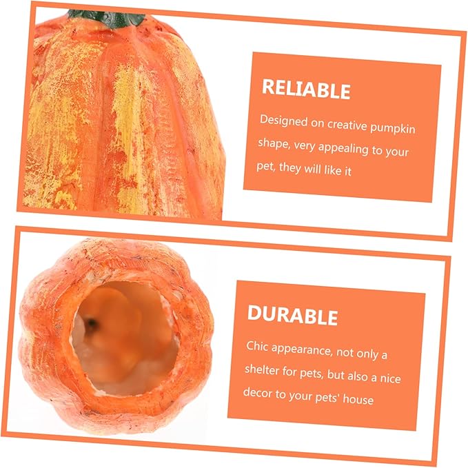 LIOOBO 2pcs Fish and Shrimp Hideout House Fish Tank Cave Lovely Cave Aquarium Halloween Decorations Betta Toys Shrimp Aquarium Supply Glass Decor Resin Hollow Breeding Tank