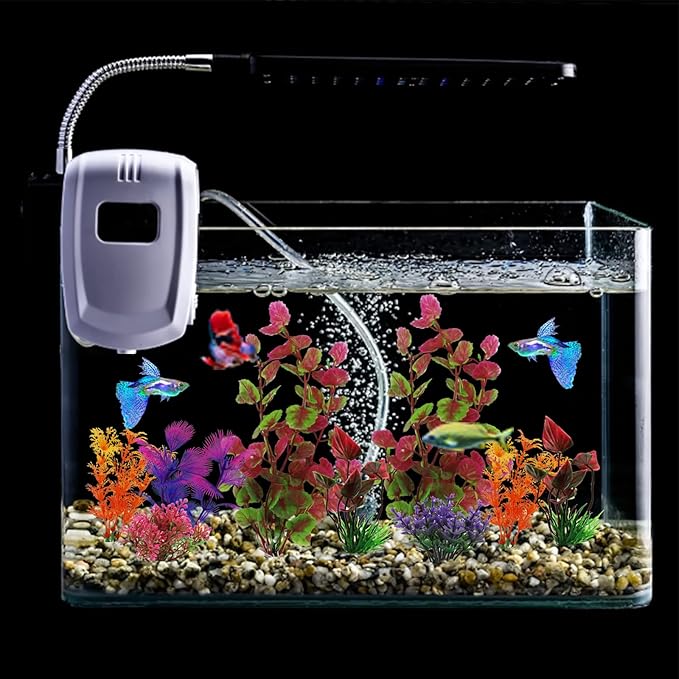 Aquarium Decorations Plants, 10pcs Aquarium Decor Colorful Plants, Fish Tank Accessories, Fish Tank Plant Plastic Decoration for Aquariums