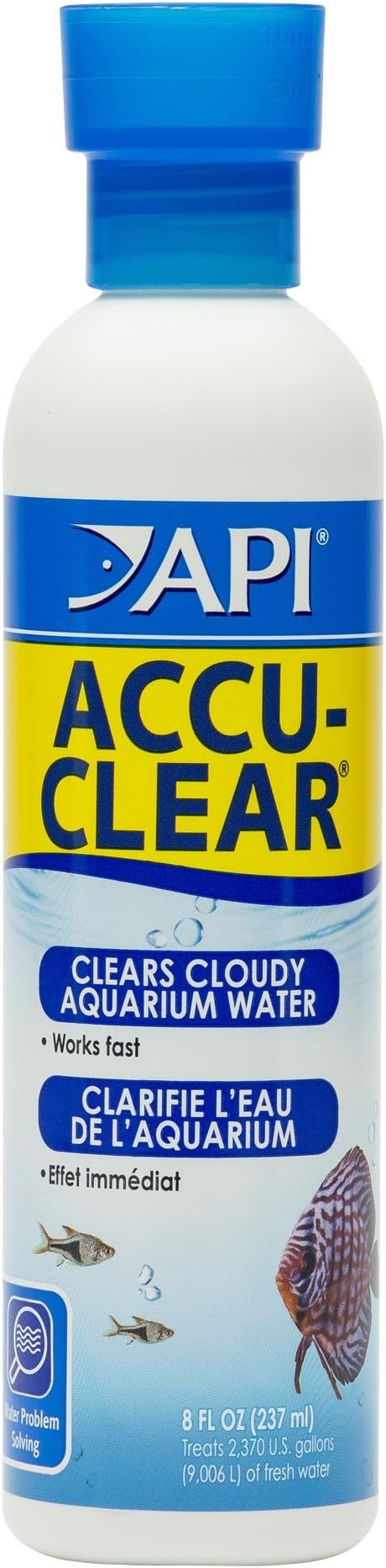 API ACCU-Clear Freshwater Aquarium Water Clarifier and API Stress Coat Aquarium Water Conditioner