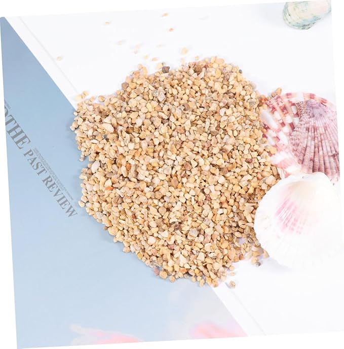 VANZACK 500g Fish Tank Bottom Sand Natural Aquarium Stones Turtle Tank Decor Sand