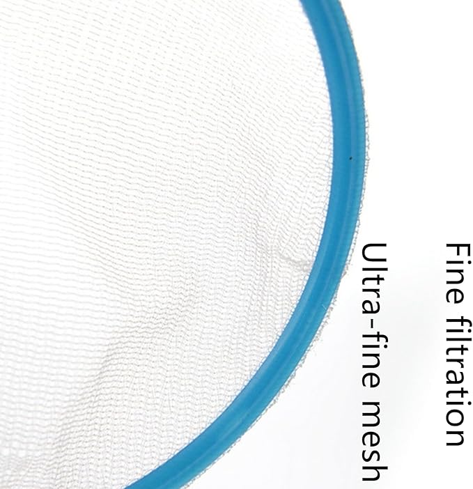 6 Piece Aquarium Fish Net for Fish Tank, Fine Mesh Skimmer Filter Quick Catching Net Long Handle for All Fish and Shrimp 10 Inches