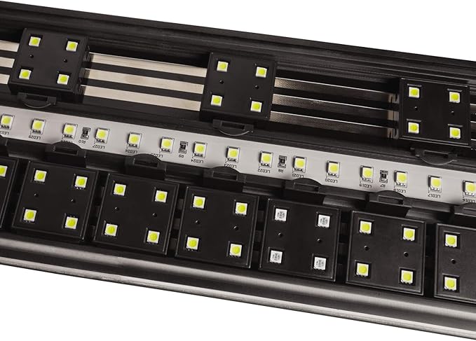 Marineland Fully Adjustable Advanced LED Light for 40 Gallon Aquariums, Customizable Lighting