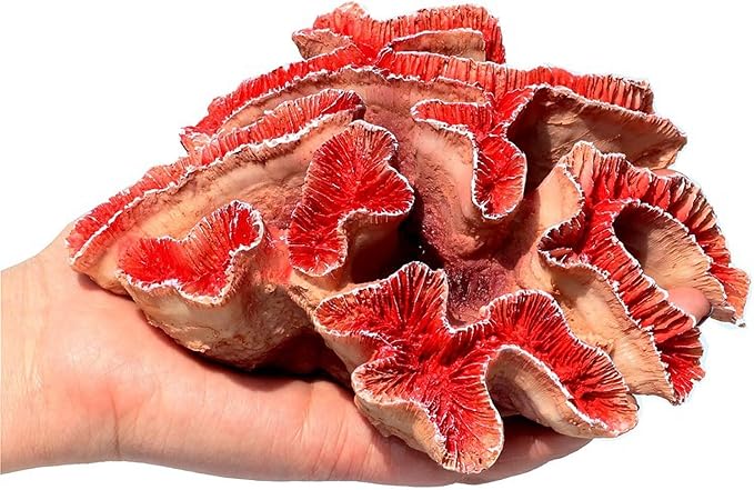 Besimple Aquarium Coral Ornaments Decor Fish Tank Plants Decoration for Aquarium Landscape,Red