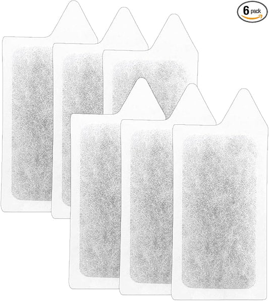 Small Aquarium Filter Cartridges Replacement Compatible with Tetra Whisper 3i Internal Filters, Frameless Design Filter Refills Work with 3-10 Gallons Small Fish Tank