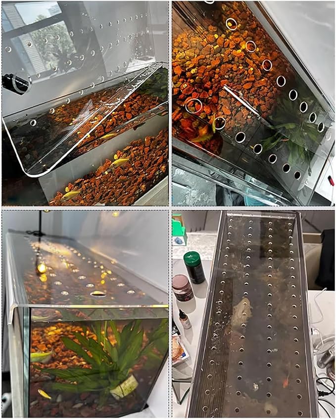 Cat Proof Fish Tank Lid, Custom Fish Tank Hood Cover, Jump Guard Aquarium Cover, Prevents Fish from Jumping Out(36x18in/91.44x45.72cm)