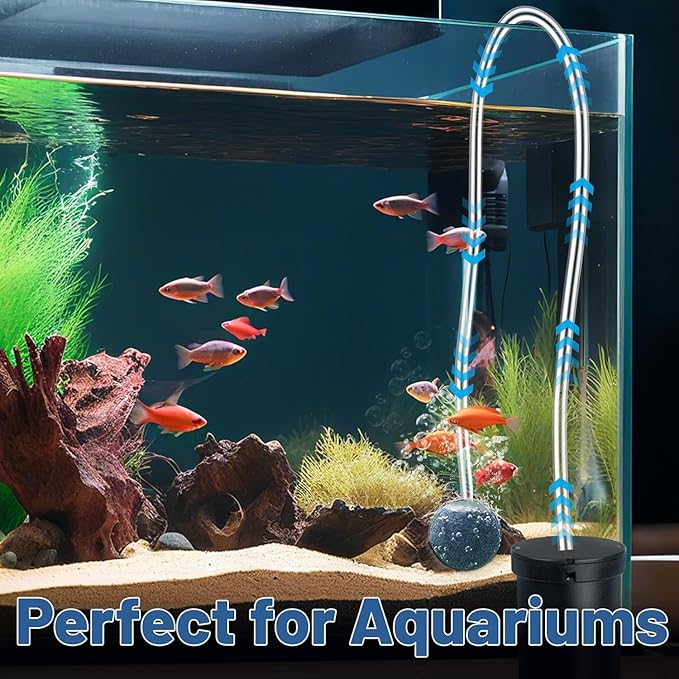 3/16" Aquariums Airline Tubing 25 Feet Standard Aquarium Tubing for Fish Tank Flexible Air Hose Pure Hose Aquarium Garden Terrarium Pond