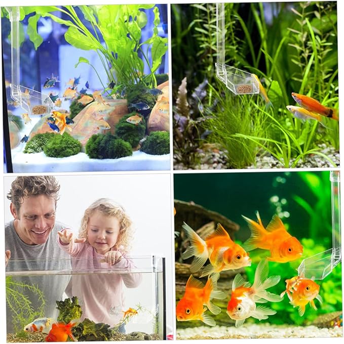 Aquarium Shrimp Feeder Tube Fish Tank Feeding Tube 28cm Fish Tank Accessories Automatic Feeder Container for Betta Vacation Feeding