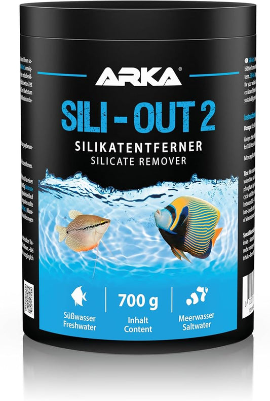 MICROBE-LIFT® - Sili-Out 2 | Silicate absorber for every saltwater & freshwater aquarium | fast & effective | removes silicate, phosphate, barium, arsenic, chromium & yellow substances | content: 720g