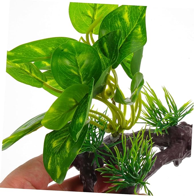 minkissy Artificial Water Plants Aquarium Decorations Realistic Tank Ornaments for Aquatic Landscape Safe Material Natural Habitat for Decor