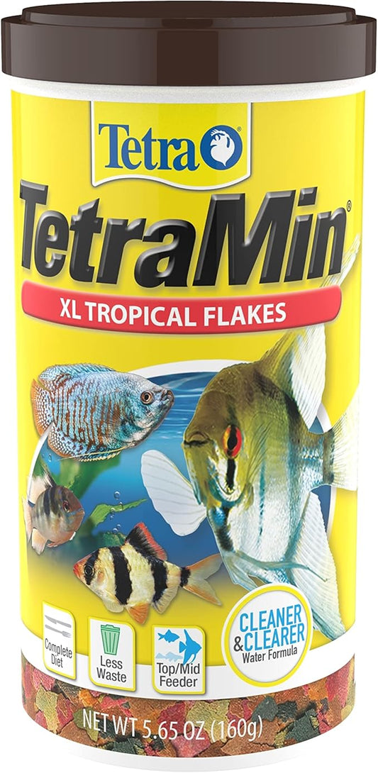 Tetra 16155 Min Large Tropical Flakes For Top/Mid Feeders, 5.65-Ounce