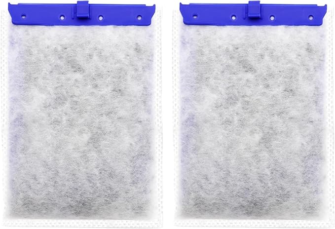 16 Pack Large Aquarium Filter Cartridges - Compatible with Whisper Bag Filter Fits Models 20i, 40i/IQ20, 30, 45, 60/PF20, 30, 40, 60