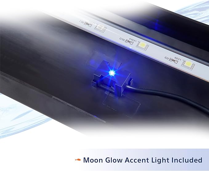 Aqueon LED Fish Tank Aquarium Strip Light Fixture, 24 Inch