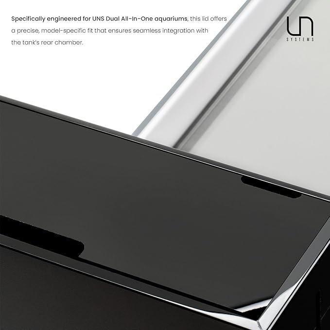 Ultum Nature Systems Chamber Lid Replacement – Compatible with Dual AIO Rimless Aquarium, Foresta 35E and 60E Paludarium - Durable Acrylic Filter Cover and Aquascaping Tools – Dual AIO 90LA