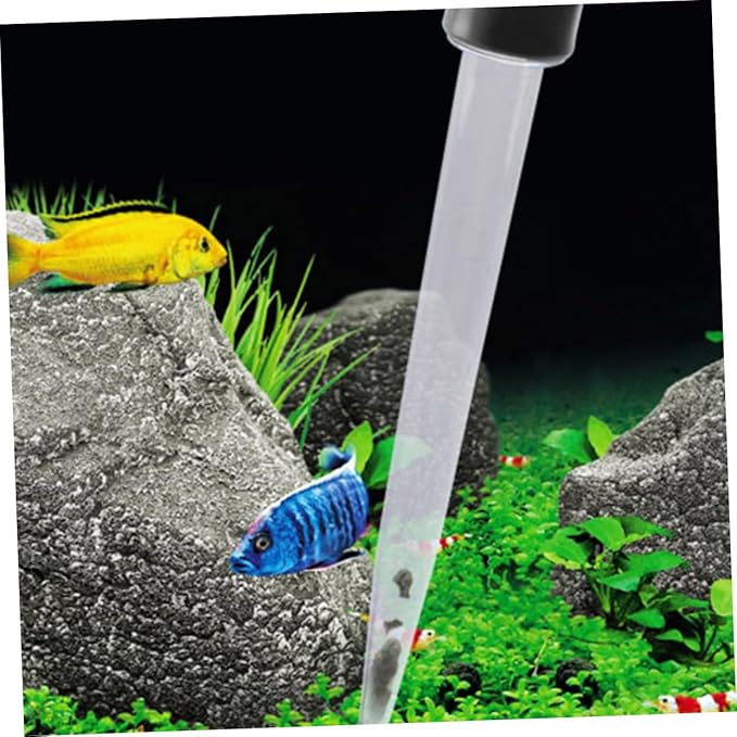 POPETPOP 30ml Aquarium Fish Waste Collector Manual Cleaning Pipette High for Complete Tank Cleaning