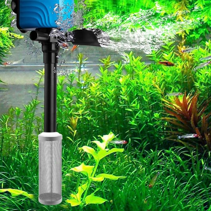 16mm Stainless Steel Aquarium Mesh Net Filter Guard Fish Shrimp Inflow Inlet Basket for Aquarium Percolator with Fish Prefilter Intake Sponge Cover