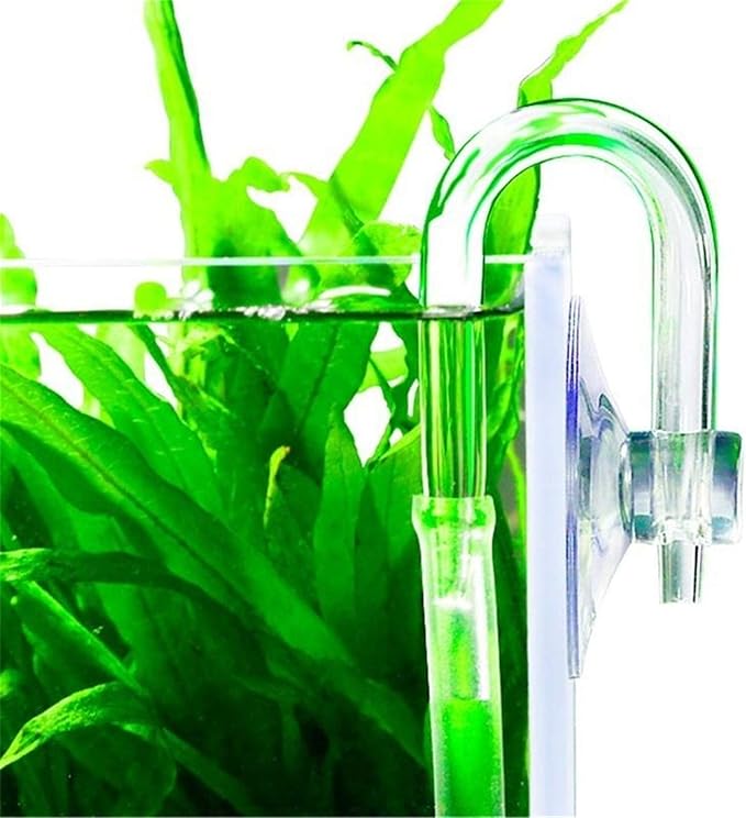 Aquarium Co2 System Diffuser Check Valve Set U Shaped Glass Tube Bend Accessory DIY Accessories