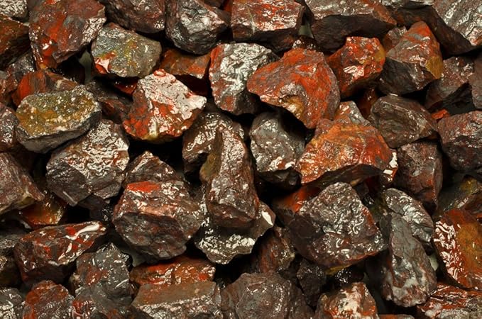 Fantasia Materials: 1 lb Brecciated Jasper Rough Stones from India