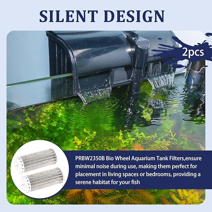 Bio Wheel Aquarium Tank Filters PRBW2350B Compatible with Marineland Penguin 200B,350B(2 PCS)