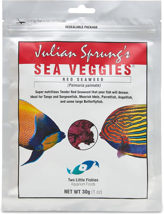 Two Little Fishies ATLSVRS4 Sea Veg-Red Seaweed, 1-Ounce Pouch
