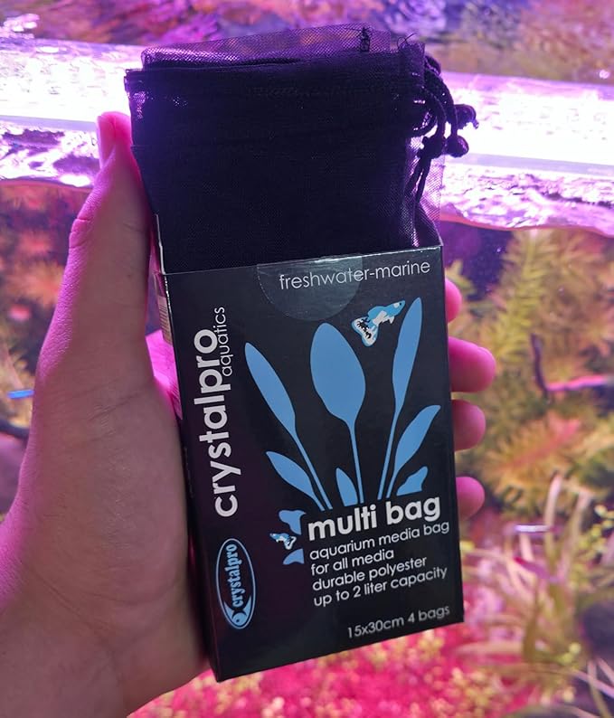 crystalpro Multi Bag - Aquarium Filter Media Bags - 4pcs (6" x 12")