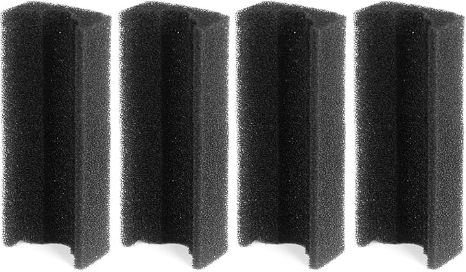 TARARIUM Aquarium Filter Replacement Material, 4 Pack, Compatible with WP-490F
