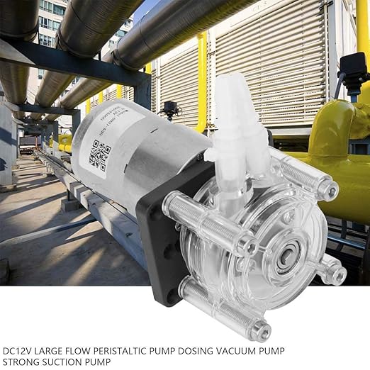 Peristaltic Pump Large, DC12V Strong Suction, Modern Style, Polycarbonate Material, 0-400ml/min Flow Rate