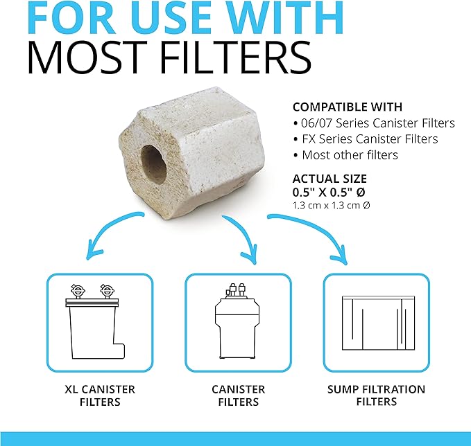 Fluval Pre-Filter Media, Mechanical Filter Media for Aquariums, Ceramic Rings, 26.45 OZ