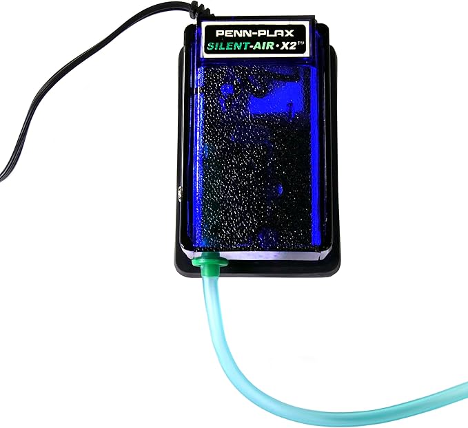 Penn-Plax Silent-Air Aquarium Air Pump - 20 Gal