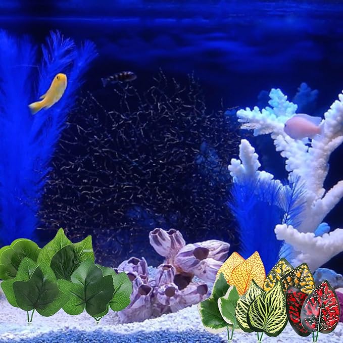 2PCS Betta Leaf Hammock BettaFish Leaf Bed Resting Pad Natural Environment Fish Spawning Grounds Fishtanks Accessories BettaFish Hammocks Fishtanks Accessories Decorations