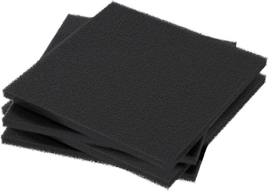 Pawfly 4 Pack Aquarium Bio Sponge Filter Media Pad, Filter Foam Sponge Pads Cut-to-Size Foam for Fish Tank Filters Sumps Ponds Hydroponics, 6.3" x 5.5" x 0.78"