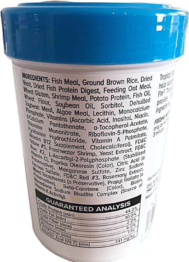 Top Fin Color-Enhancing Tropical Flakes for Tropical Fish.1-1ounce (28.3 g)