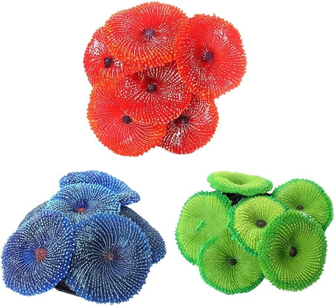 Fake Coral,Artificial Coral Fake Fish Tank Landscape Coral Aquarium Plants Ornament Decoration Green, Style 1