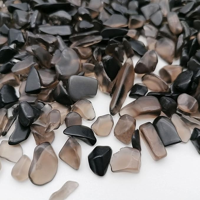 335g Assorted Tea Quartz Crystals Rocks Tea Crushed Crystal Quartz Tumbled Rocks and Crystals