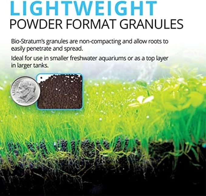 Fluval 12696 Natural Mineral-Rich Volcanic Soil Bio Stratum for Planted Tanks, 4.4 lbs. - Aquarium Substrate for Healthy Plant Development, Growth, and Color