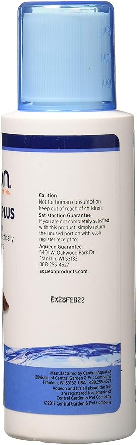 Aqueon Betta Bowl Plus Water Conditioner & Dechlorinator (2 Pack)