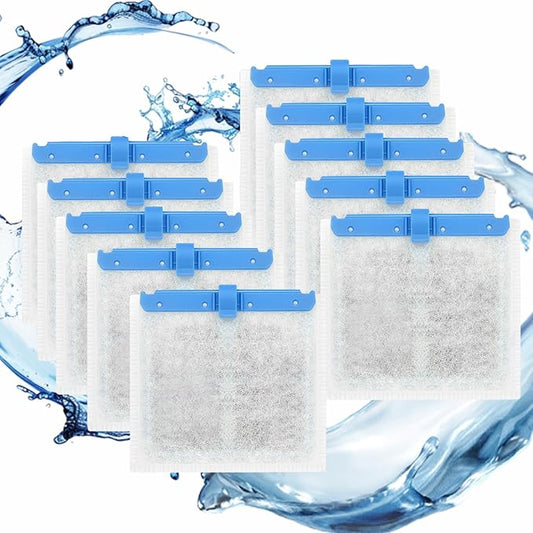 10 Pack Medium Replacement Filters Cartridges for QuietFlow,Replacement Filter Cartridges with QuietFlow LED PRO Power Filter Size 10
