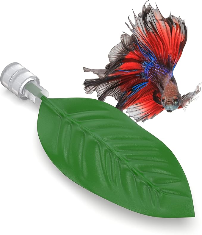 Magnetic Betta Leaf Hammock Bed for Aquariums and Fish Tanks (2-Pack)