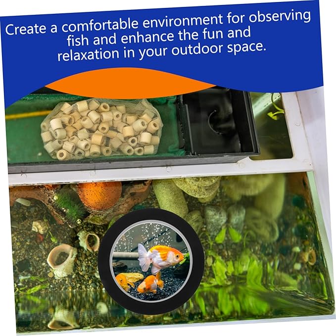 balacoo 3pcs Floating Plant Ring Aquarium Acrylic Floating Dome Fish Tank Accessory for Above Ground Pools