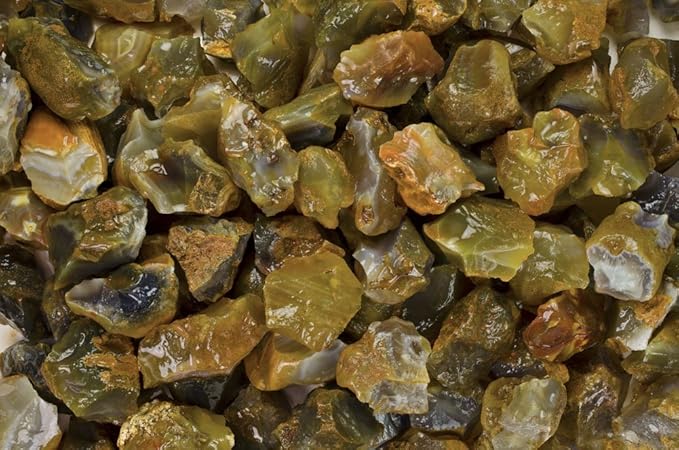 Fantasia Materials: 5 lbs Yellow Carnelian Rough Stones from India