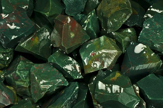 Fantasia Materials: 3 lbs Bloodstone Rough Stones from India