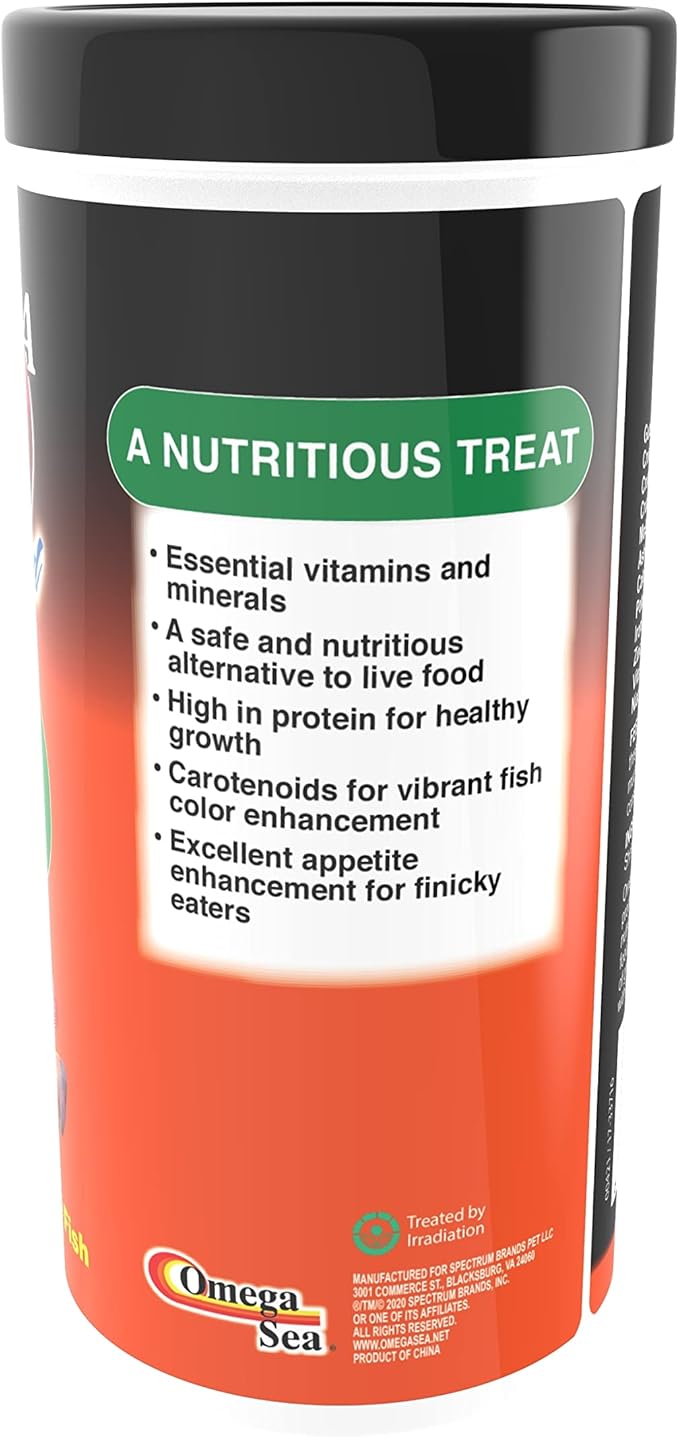 Omega One Freeze Dried Brine Shrimp, 1.28 oz
