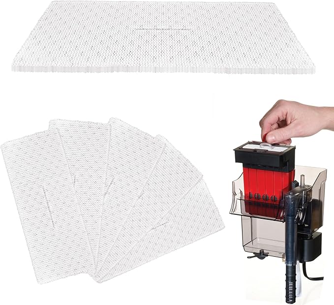Bio-Screen for Fluval C2 Power Filter, 6-Pack Aquarium Filter Media, Bio Stratum Replacement Parts Aquaclear Canister Aquarium Fish Tank Biological Filter Media