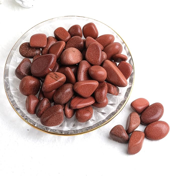 1PC Natural Crystal Amethyst Rose Quartz Gravel Irregular Polishing Minerals Specimen Stone Aquarium Home Decor,Golden Sand,100g